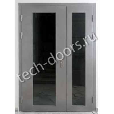 Дверь EI-30 противопожарная 1550x2050 серого цвета